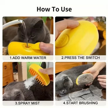 Peine para gatos con eliminación de pelo