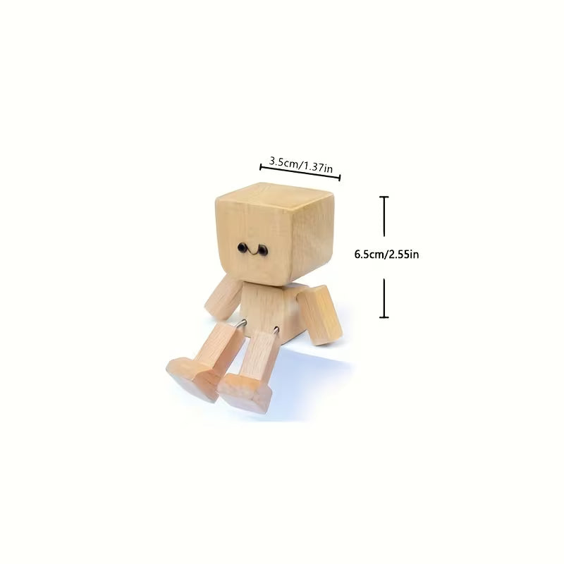 Muñeco madera articulado