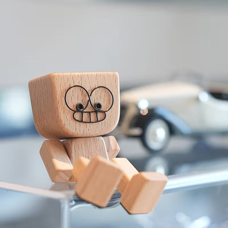 Muñeco madera articulado