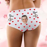 Boxer personalizado mujer con corazones