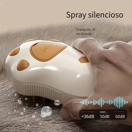 Cepillo de masaje a vapor eléctrico 3 en 1