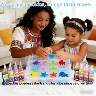 Kit creativo DIY de figuras de gel