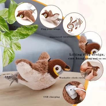 Pájaro interactivo recargable