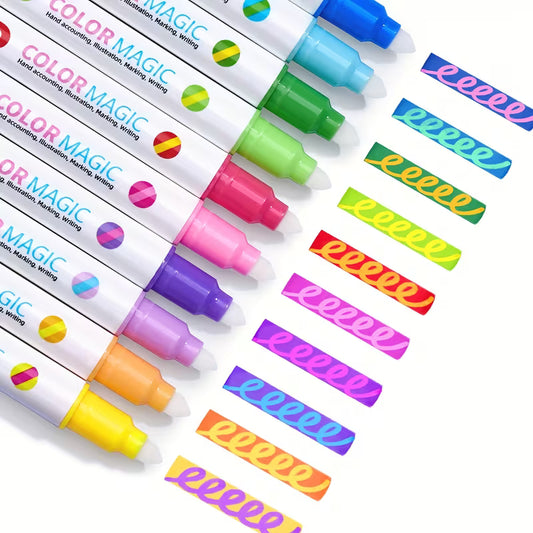 Bolígrafos mágicos cambian de color