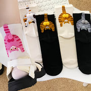 Calcetines de gato con bolas