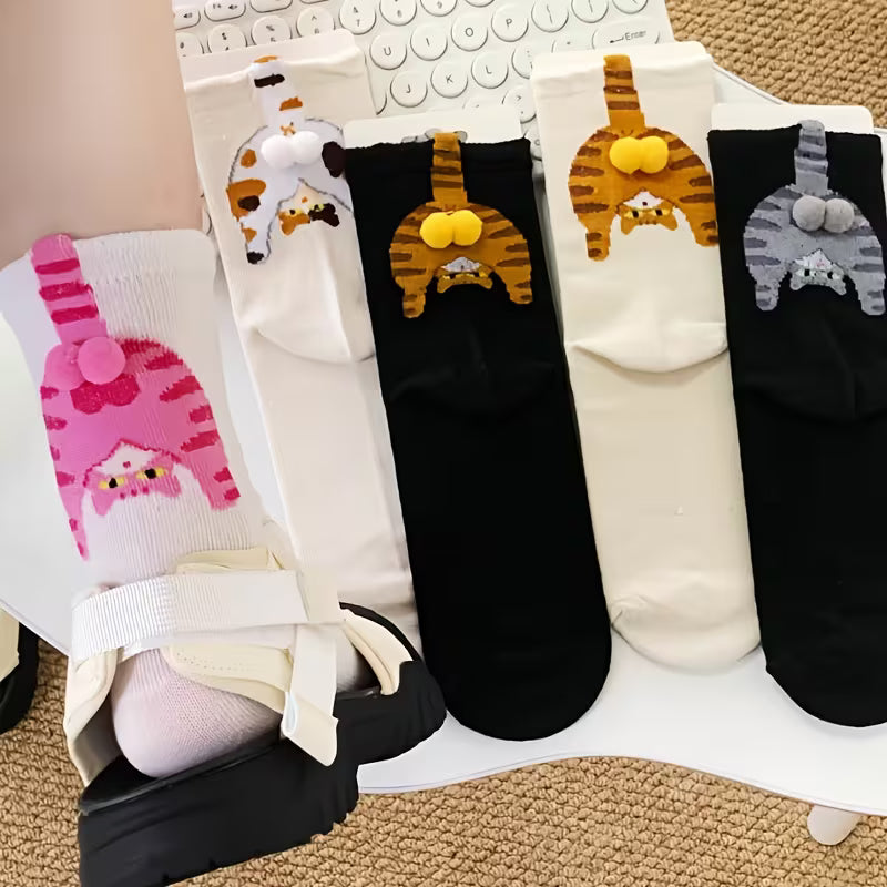 Calcetines de gato con bolas