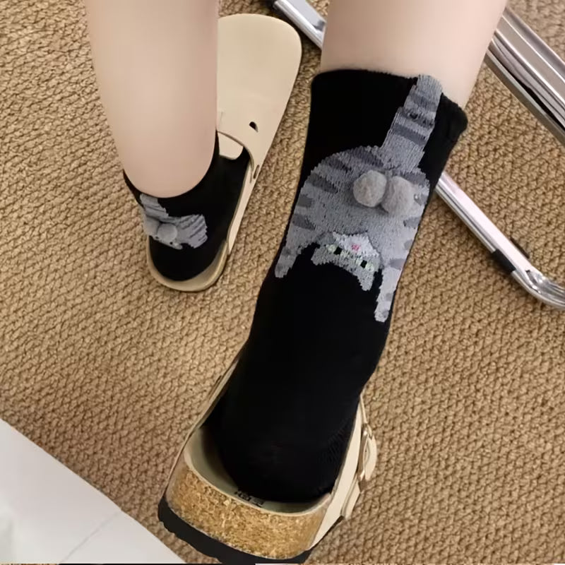 Calcetines de gato con bolas