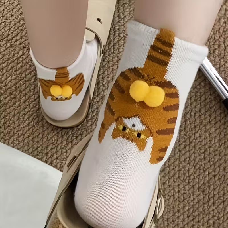 Calcetines de gato con bolas
