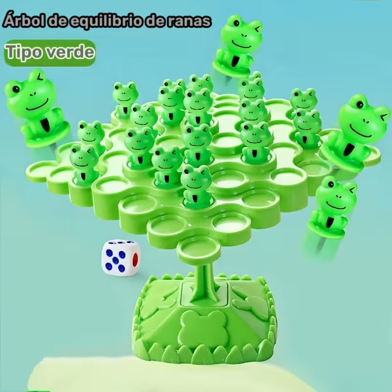 Juego de mesa balance rana
