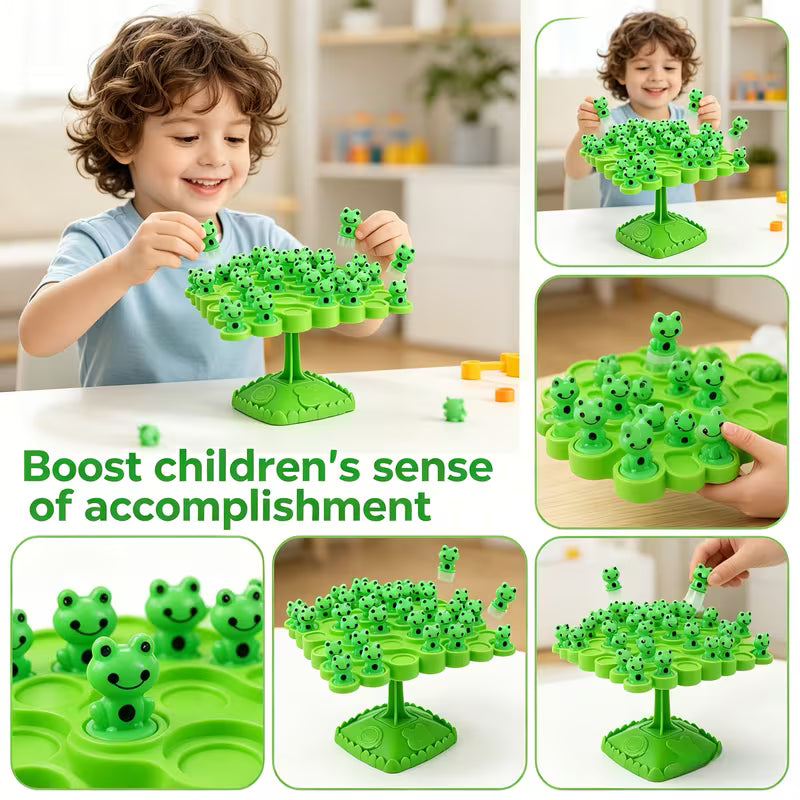 Juego de mesa balance rana