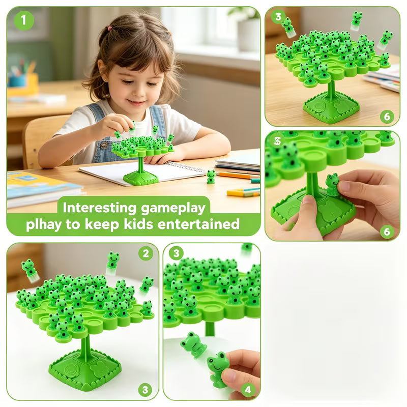 Juego de mesa balance rana