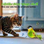 Peluche ave didáctico para gato