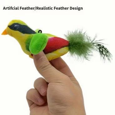 Peluche ave didáctico para gato
