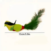 Peluche ave didáctico para gato