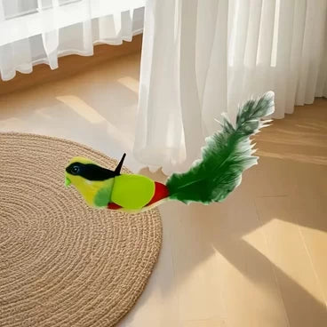Peluche ave didáctico para gato