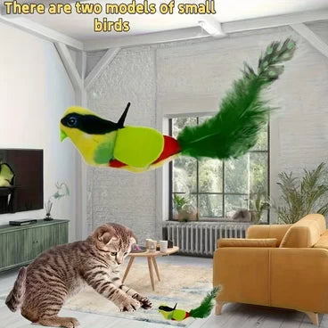Peluche ave didáctico para gato